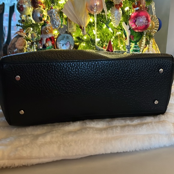 Kate Spade Southport Avenue Lydia EUC black pebbled leather satchel - Picture 7 of 15